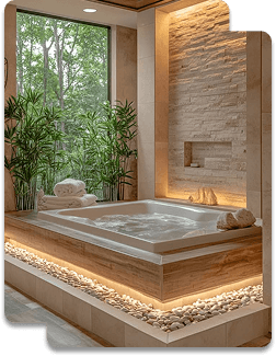 SPA-INSPIRED BATHROOM