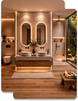 SPACIOUS BATHROOM
